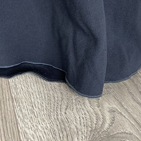 Giorgio Armani Dress Womans 6 Black Sleeveless One Side Waist Gather Swing Hem - Picture 6 of 11